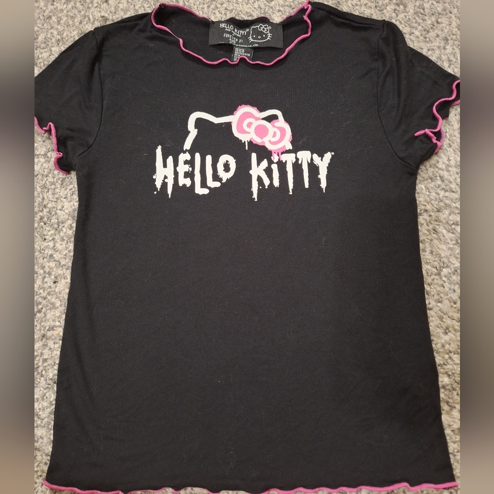 Hello Kitty and Friends × Forever 21 Girls Shirt Short Sleeve Size 9/10